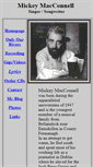 Mobile Screenshot of mickeymacconnell.com